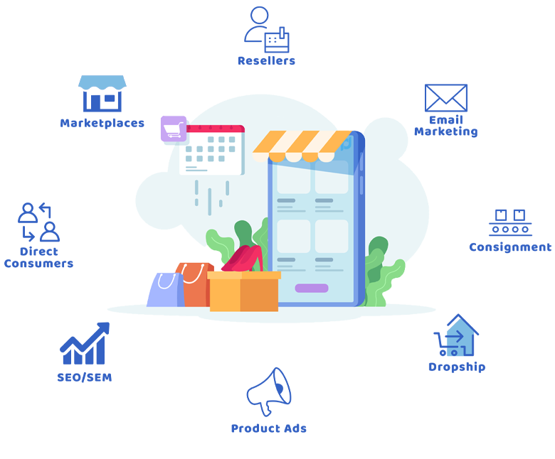 E-commerce illustration
