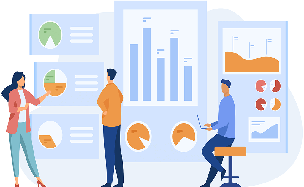 Business growth illustration
